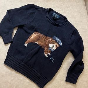 Ralph Lauren bulldog sweater